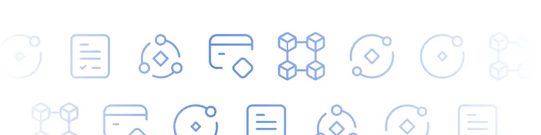 Ícones representando mais de R$ 1,7 bilhão em ativos tokenizados pela AmFi em investimentos digitais.